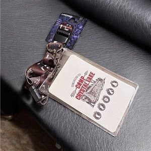 Hot Topic Camp Crystal Lake Lanyard with ID Holder - Brown and Black